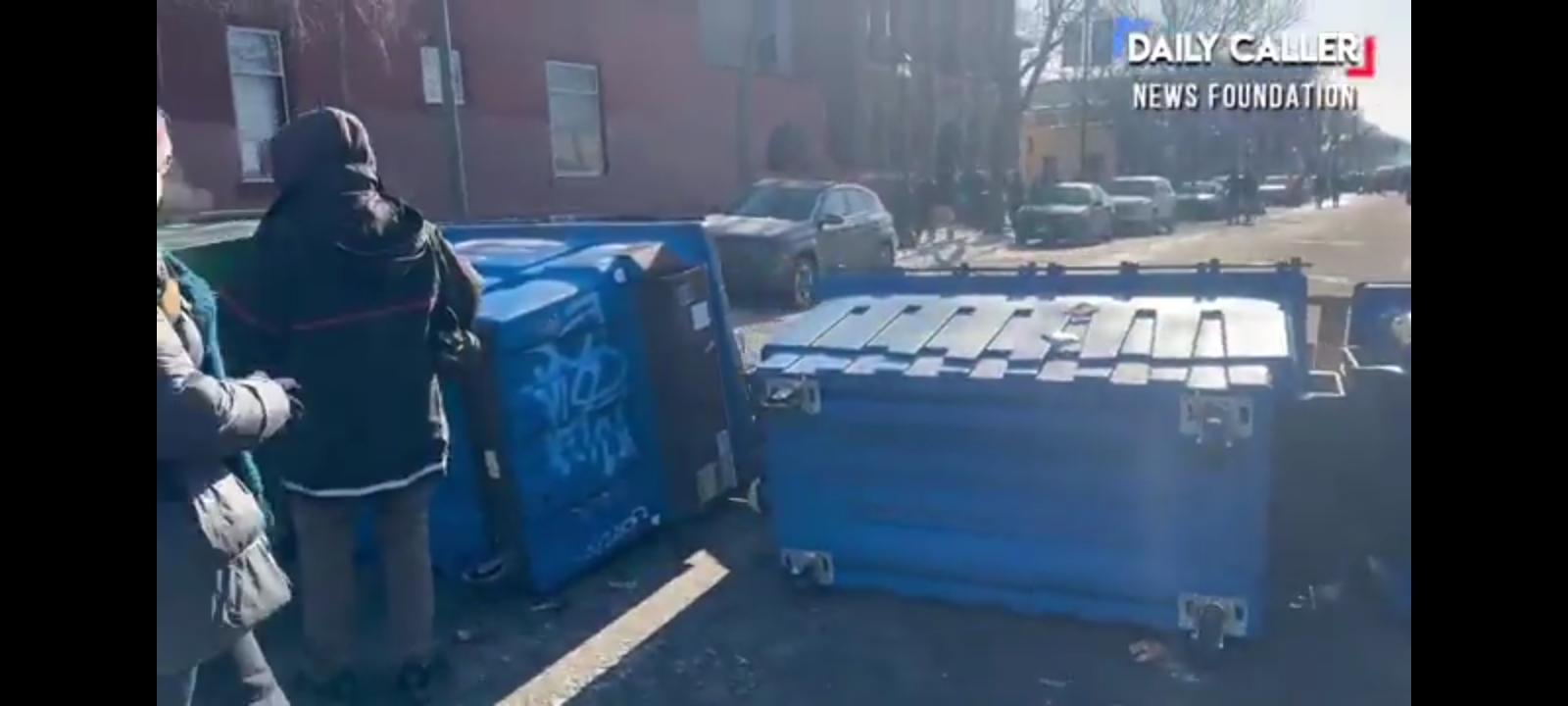 Barricades [Photo by Jorge Ventura for the Daily Caller News Foundation]