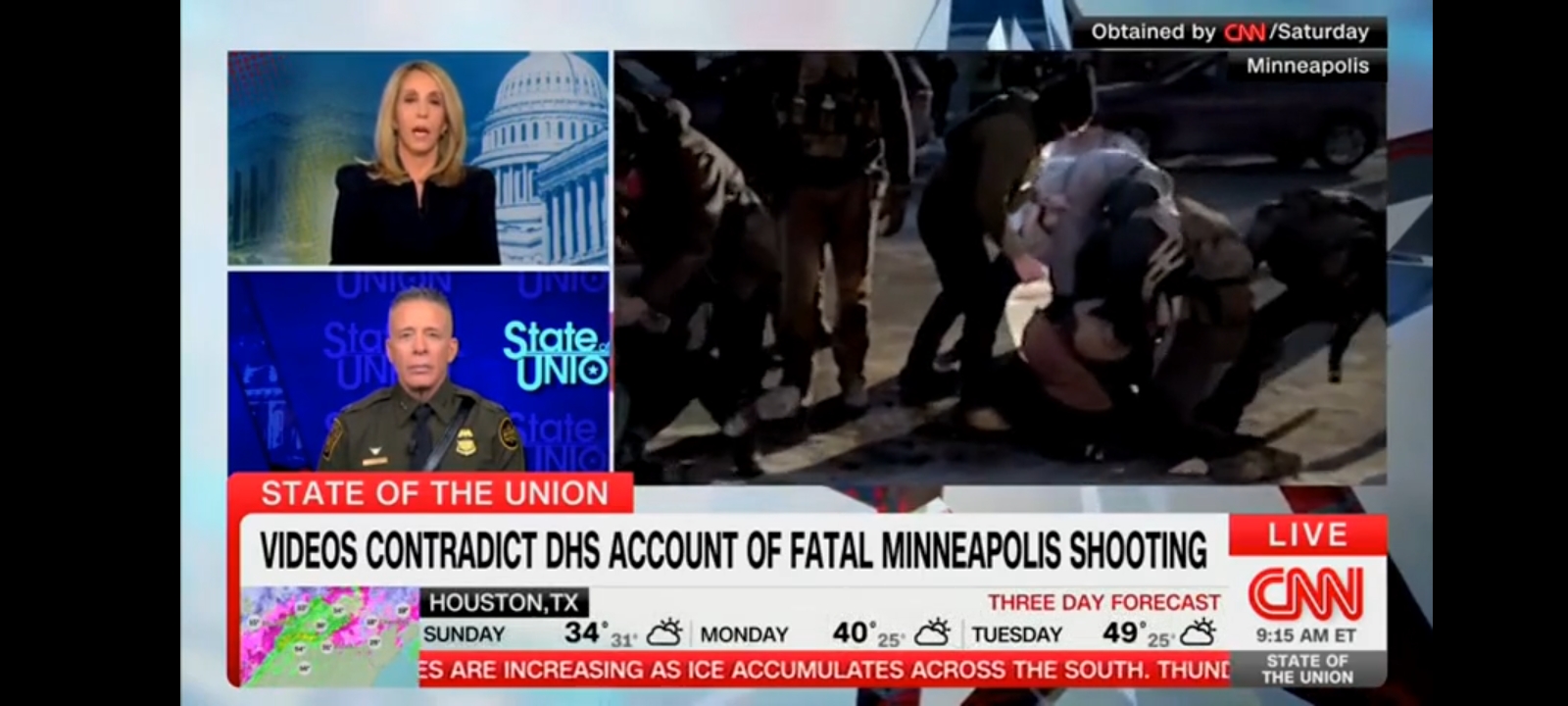 Border Patrol Commander-At-Large Bovino, Dana Bash Spar Over Who Was Real Victim In Minneapolis Shooting