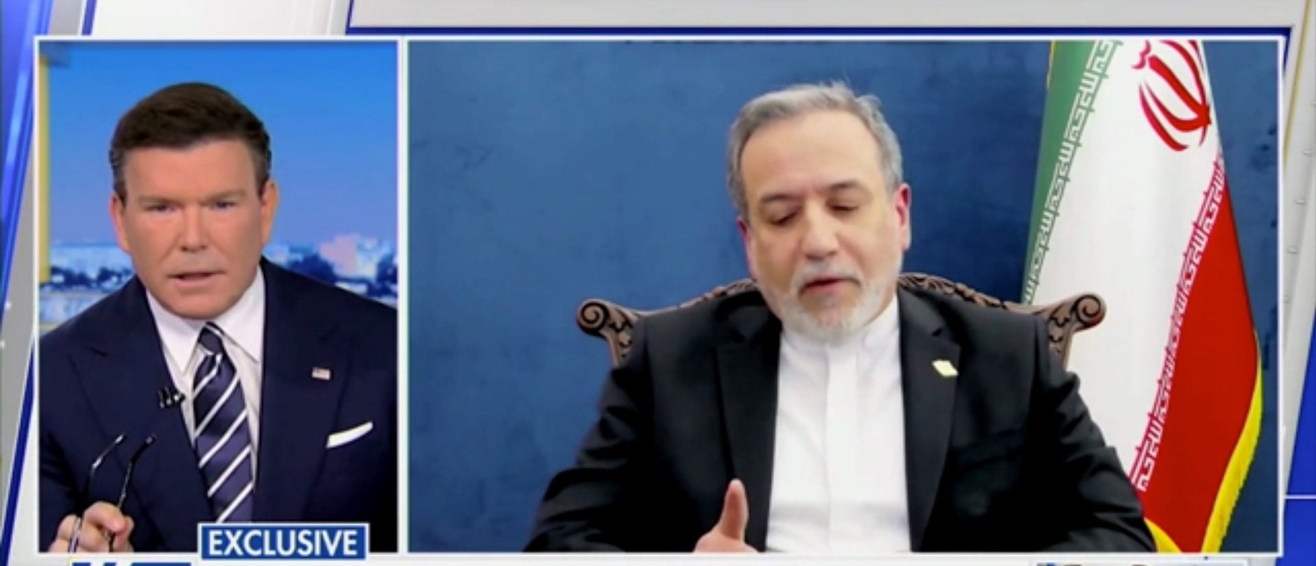 Watch Bret Baier And Iran’s Foreign Minister Share Heated Exchange Over Ayatollah’s Threat To Trump