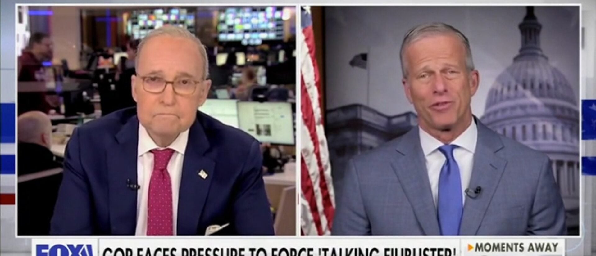 John Thune Outlines GOP Strategy To Push DHS Funding Forward (Screenshot/Fox Business)