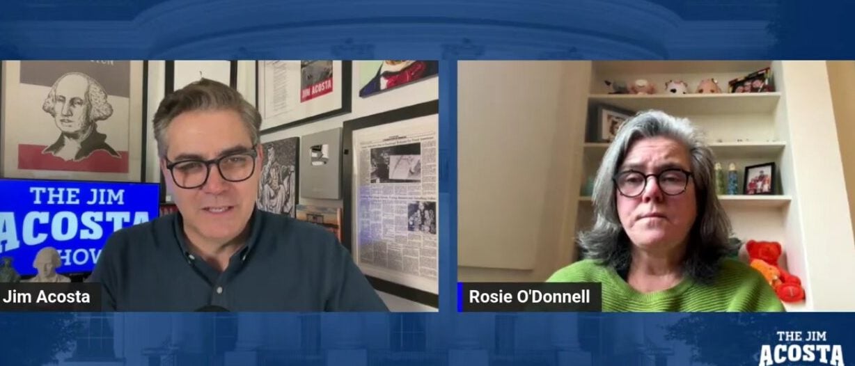 Rosie O’Donnell Goes So Far Off Rails On Trump That Even Jim Acosta Can’t Join Her
