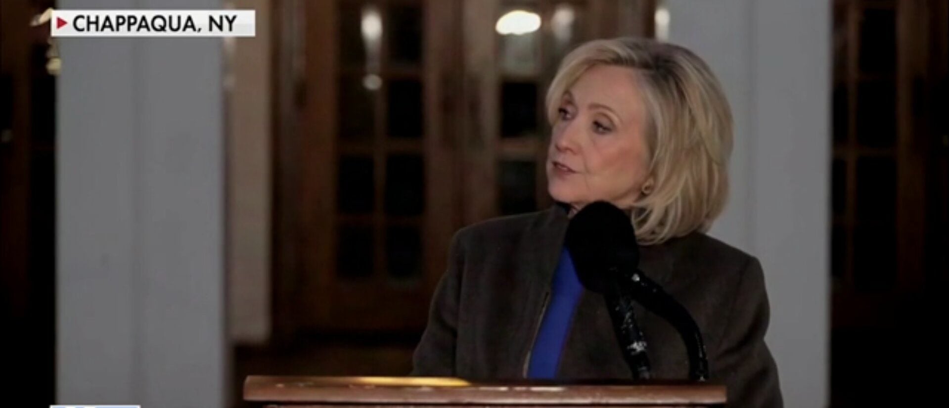 Watch Hillary Clinton Flee After Reporter Asks Why Ghislaine Maxwell Attended Chelsea's Wedding (Screenshot/Fox News)