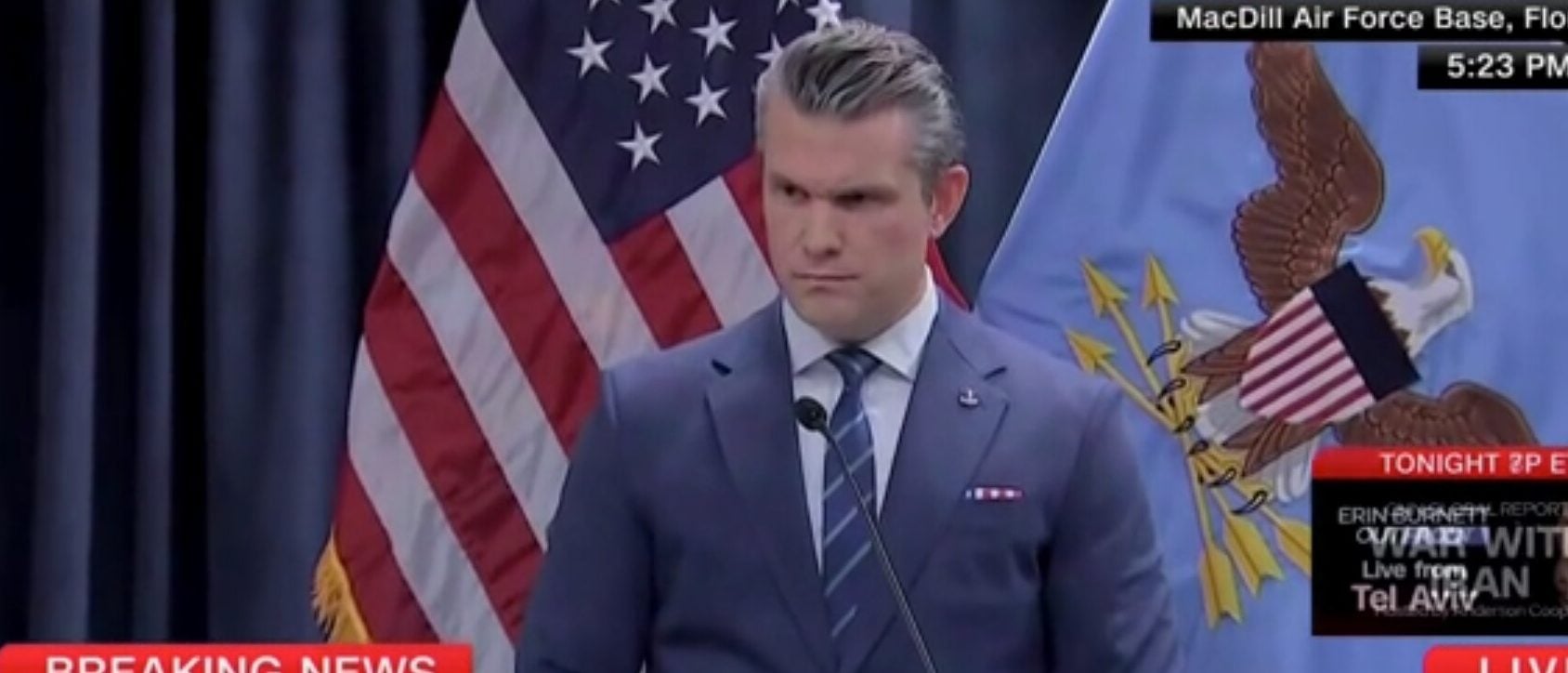 Pete Hegseth Addresses Possible Refugee Surge Following US Military Action In Iran