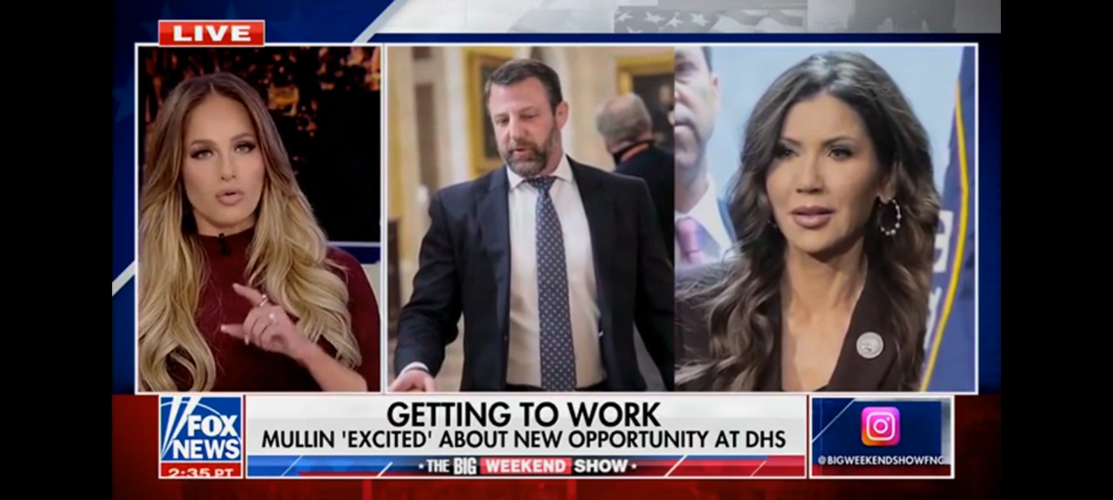 Fox News host Tomi Lahren blasted outgoing Department of Homeland Security Secretary Kristi Noem's taxpayer-funded $220 million ad campaign two days after President Donald Trump announced his intention too replace her. [Screenshot/Rumble/Fox News]