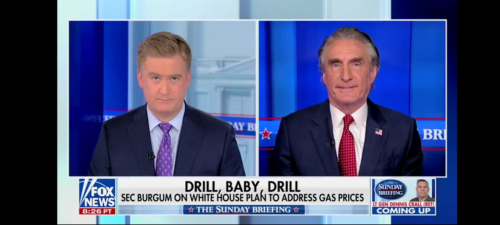 Secretary of the Interior Doug Burgum said Sunday that, since the capture of dictator Nicolás Maduro, the U.S. has benefitted from its new partnership with Venezuela. [Screenshot/Rumble/Fox News]