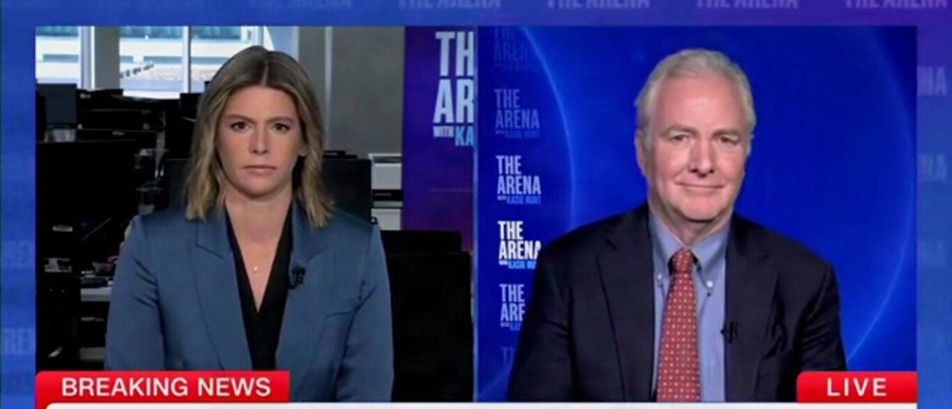 Watch Sen. Chris Van Hollen React After CNN Asks If He Trusts Iranian Officials Over Trump