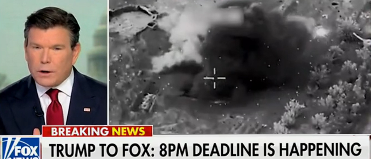 Trump Tells Bret Baier 8PM Deadline ‘Is Happening’ Or Iran Faces Attack ‘Like They Have Not Seen’