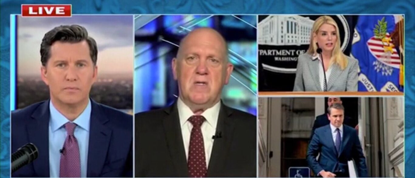 Border Czar Tom Homan Reveals What’s Next For DOJ After Bondi’s Exit (Screenshot/Fox News)