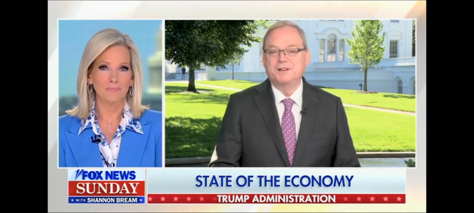 Shannon Bream and Kevin Hassett [Screenshot/Fox News]