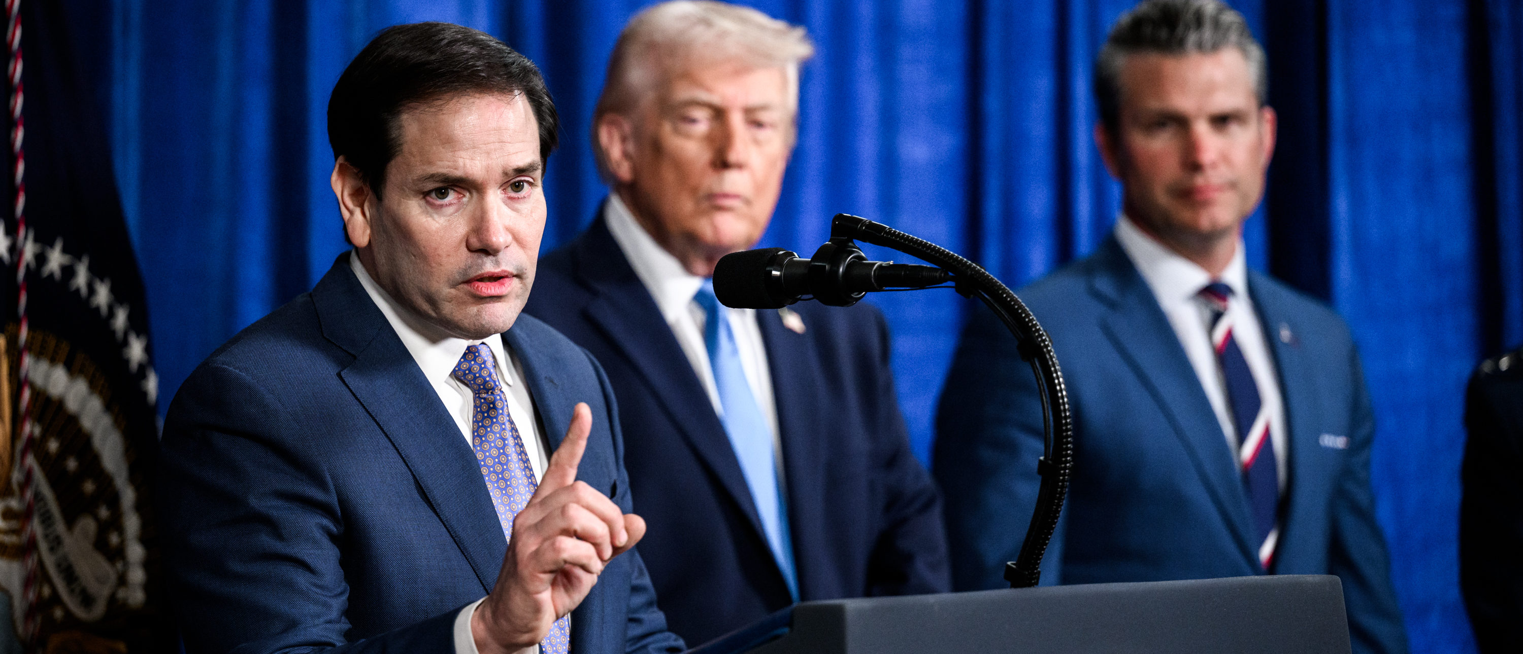 President Donald Trump delivers remarks at a press conference at Mar-a-Lago in Palm Beach, Florida, following Operation Absolute Resolve in Venezuela leading to the capture of Venezuelan President Nicolas Maduro, Saturday, January 3, 2026. (Official White House Photo by Molly Riley)