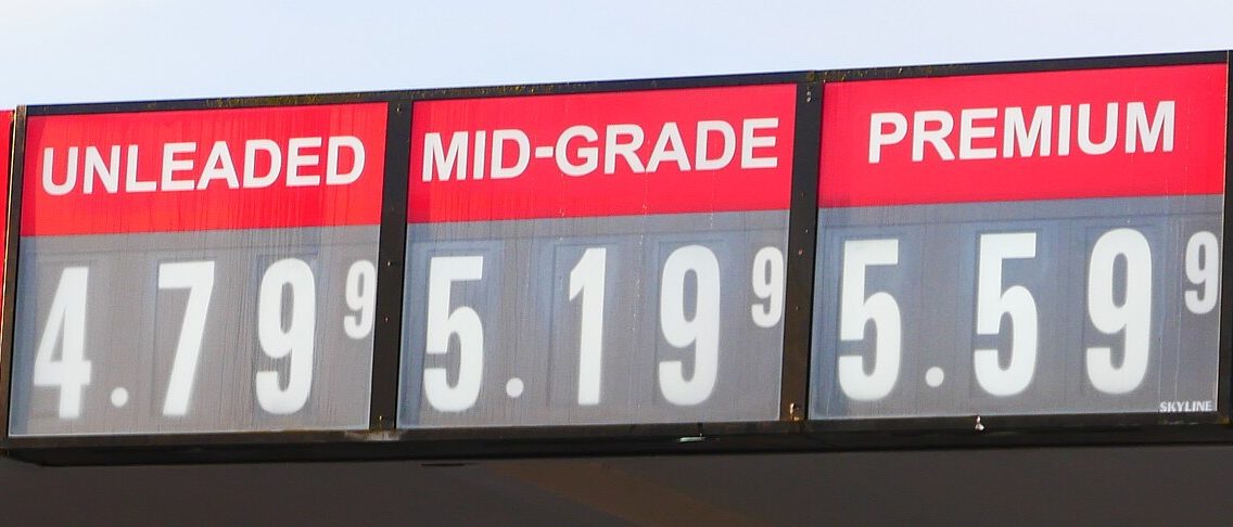 Gas Prices Near $6 in California Amid Rising Tensions With Iran