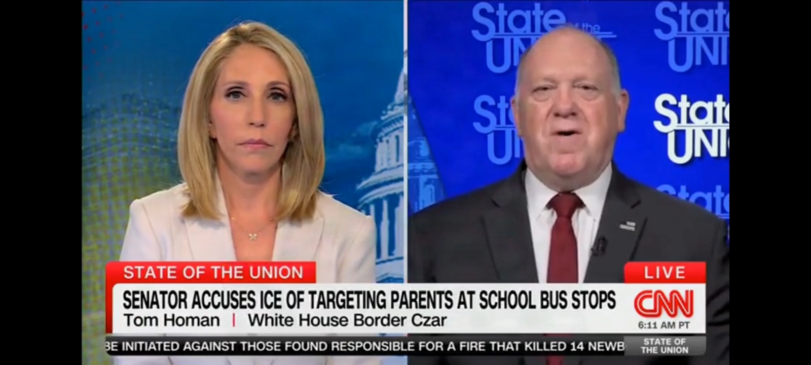 Tom Homan Takes Dem Senator’s Claim That ICE Terrorizes Kids Head-On